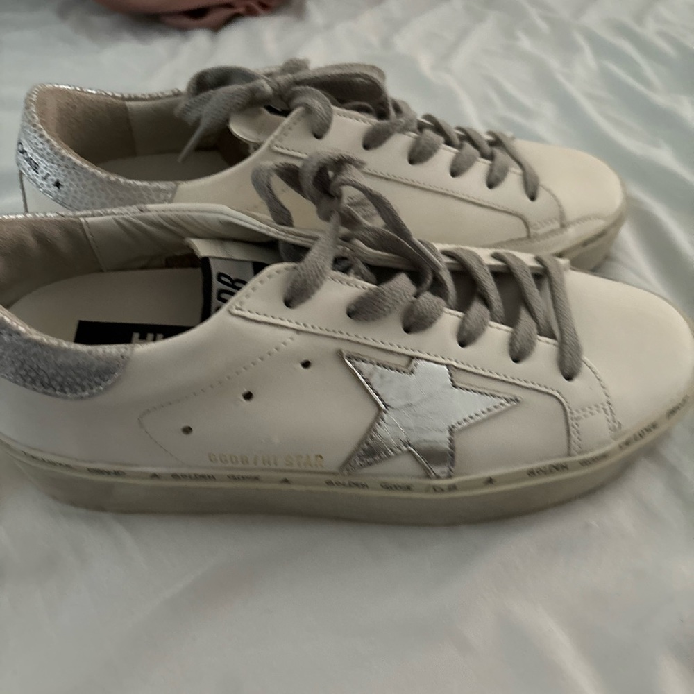 Golden goose tennis shoes